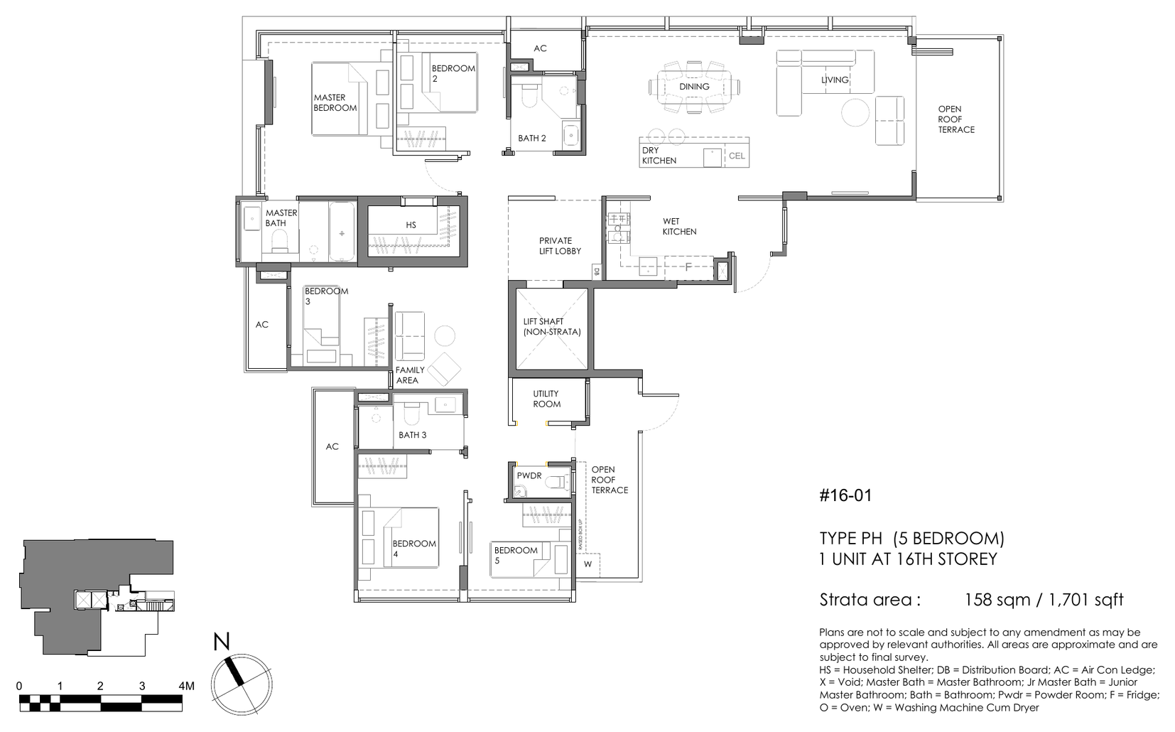 5-Bedroom Penthouse · Type PH